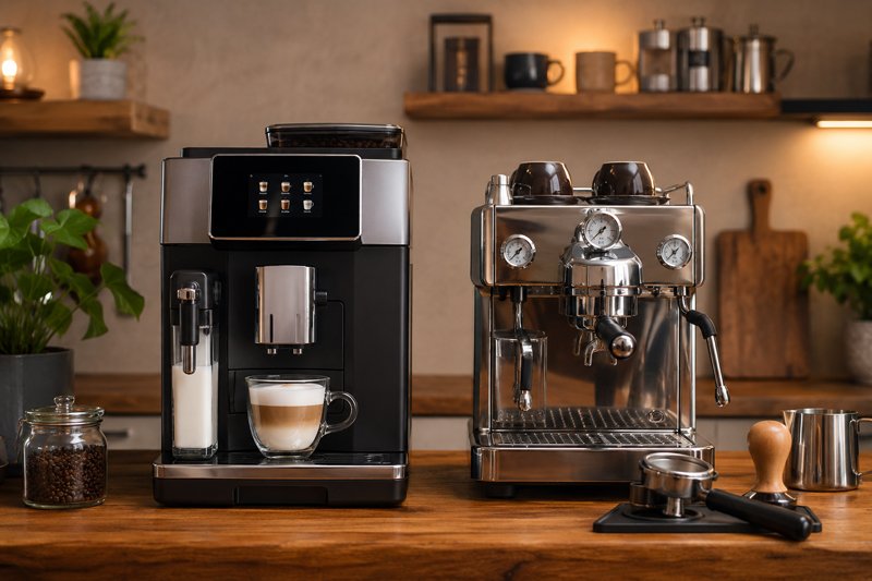 Machine automatique ou espresso manuelle : que choisir ?