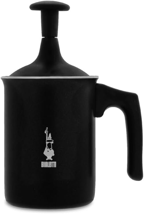 Bialetti Tuttocrema : mousseur à lait manuel pour cappuccinos onctueux à la maison