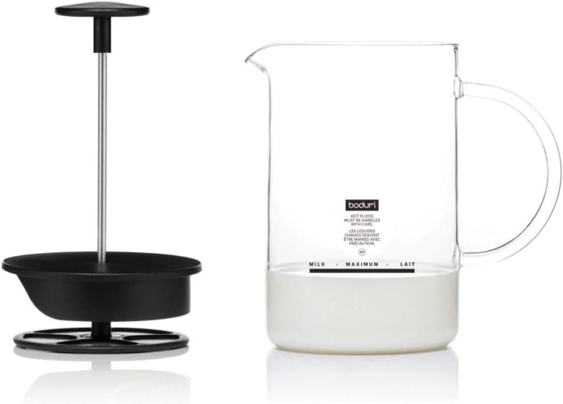 Bodum Latteo 1446-01 : un mousseur à lait manuel simple, efficace et abordable