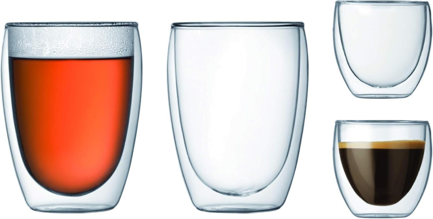Bodum Pavina Espresso 80 ml : des verres double paroi élégants pour vos extractions