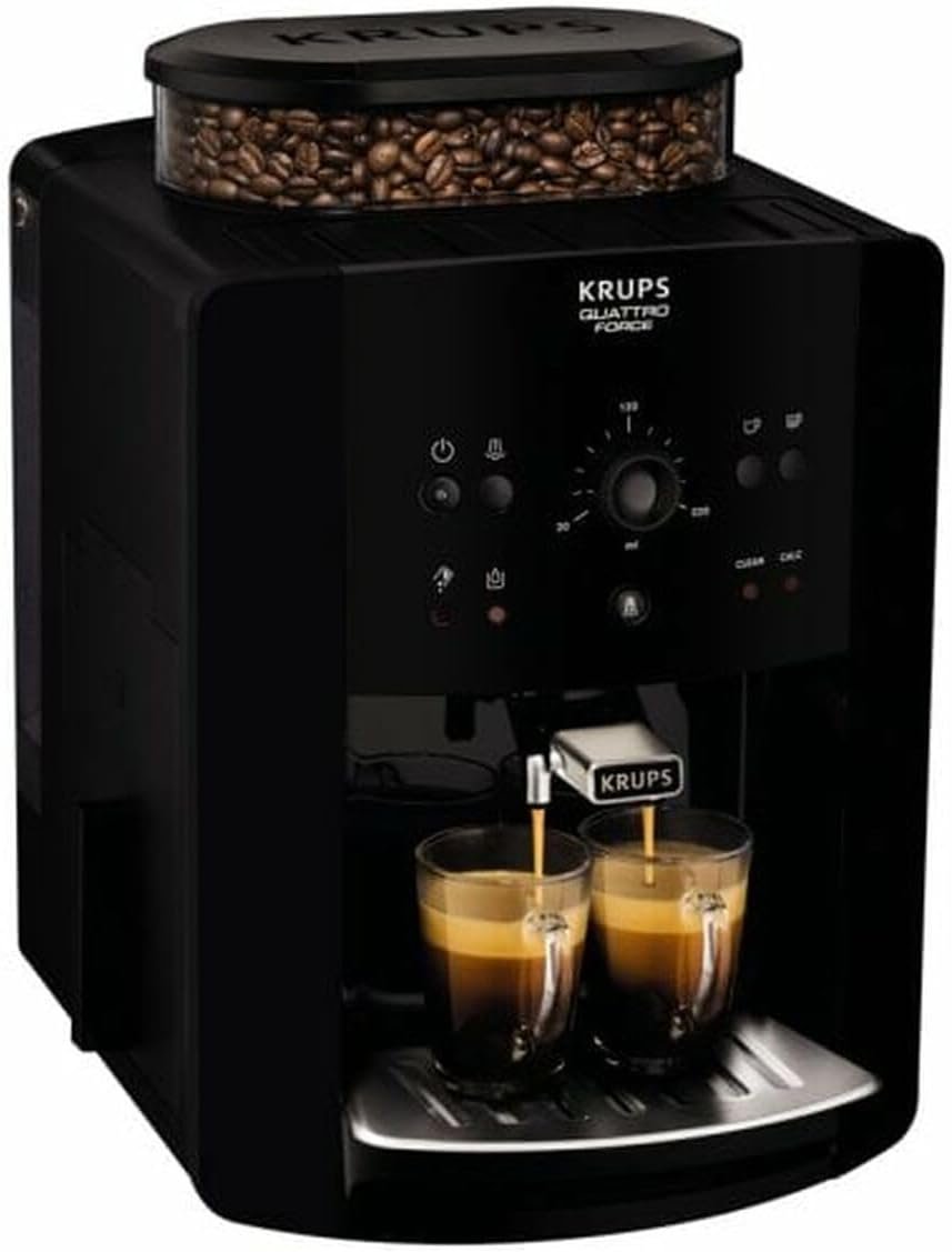 Krups Arabica EA817010 : machine expresso automatique compacte pour découvrir le café en grains